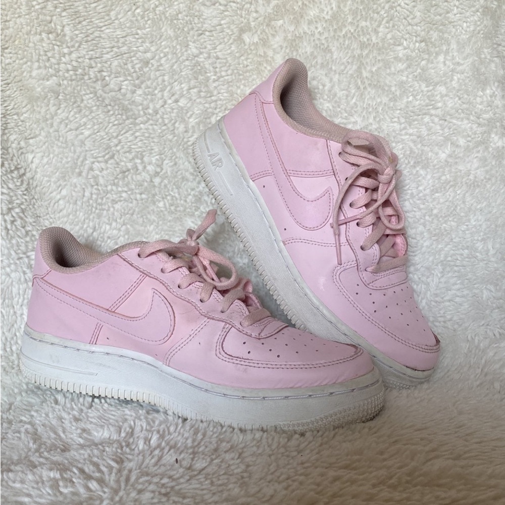 “Pink Foam” Nike air forces.